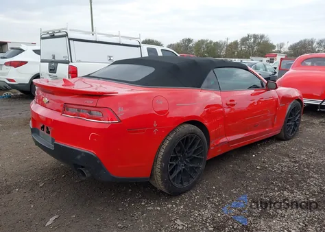 2015 Chevrolet Camaro 2Lt из США, поврежденный, VIN 2G1FF3D33F9291938